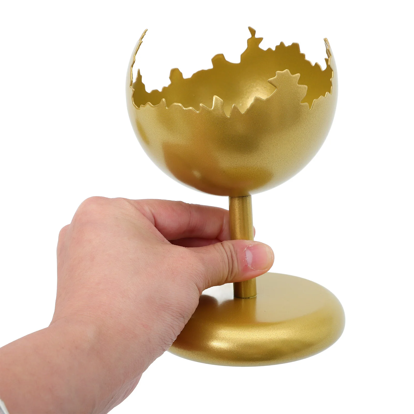 

2Pcs Iron Holder Vintage Candlestick Desktop Decoration Wedding Party Stand Desktop Candlestick Holder