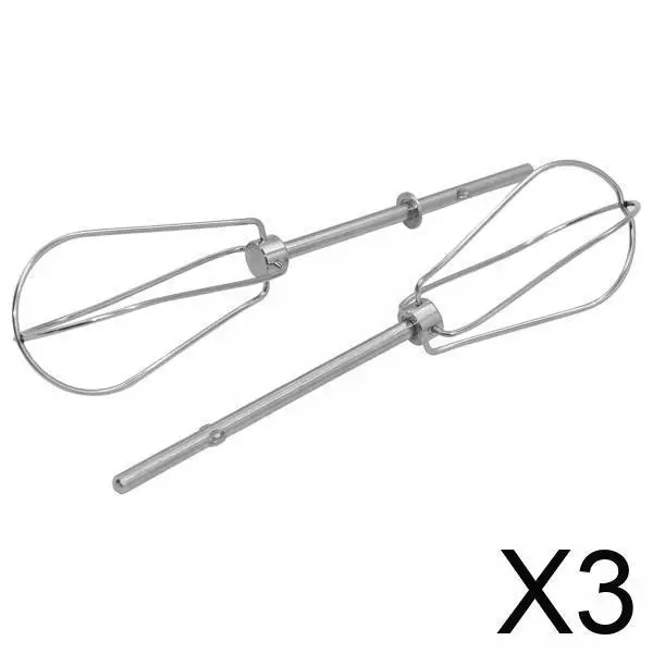 

3x2x W10490648 Hand Mixer Turbo Beater Set Part for KitchenAid AP5644233