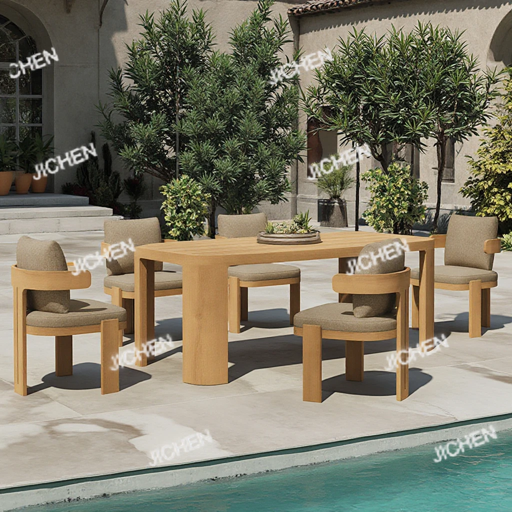 

Resort Garden Dining Chair Set Courtyard Outdoor Chair Set Hotel Garden Outdoor Furniture