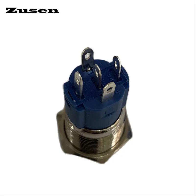 Zusen 16mm حلقة الضوء الذاتي قفل / إعادة تعيين الذاتي مفتاح بـزر دفع IP65