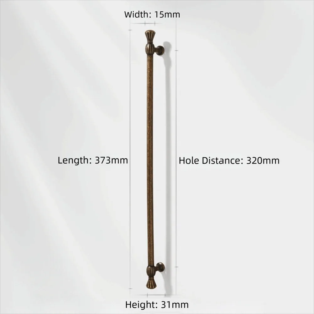 Simple Zinc Alloy Furniture Handles Retro Style Bronze Drawer Handles Antique Style Wardrobe Handles Drawer Dresser