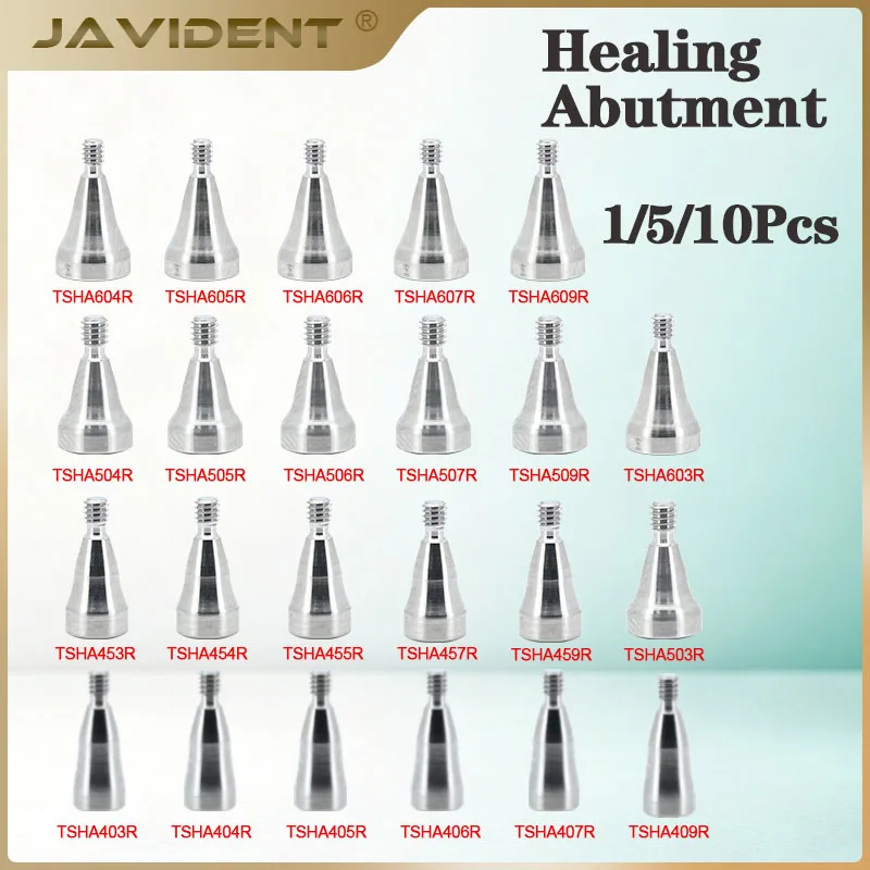 Dental Healing Components  with Implant Accessories Dental Restoration Sealing Screws, Healing Caps, Dental Supplies