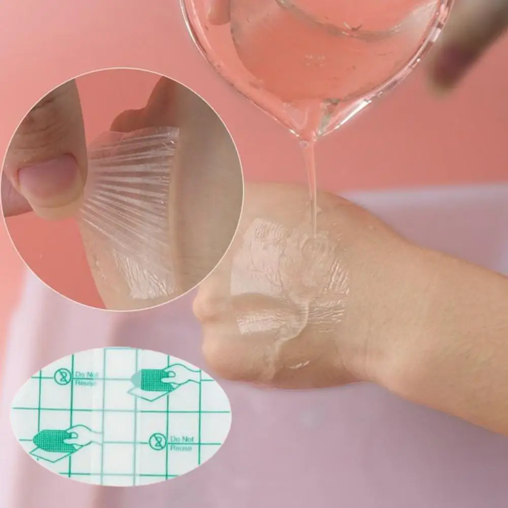 Heel Cushions Heel Post Protectors Heel Anti-wear Stickers Waterproof Transparent Foot Care Pads Self-adhesive for Sweat-proof
