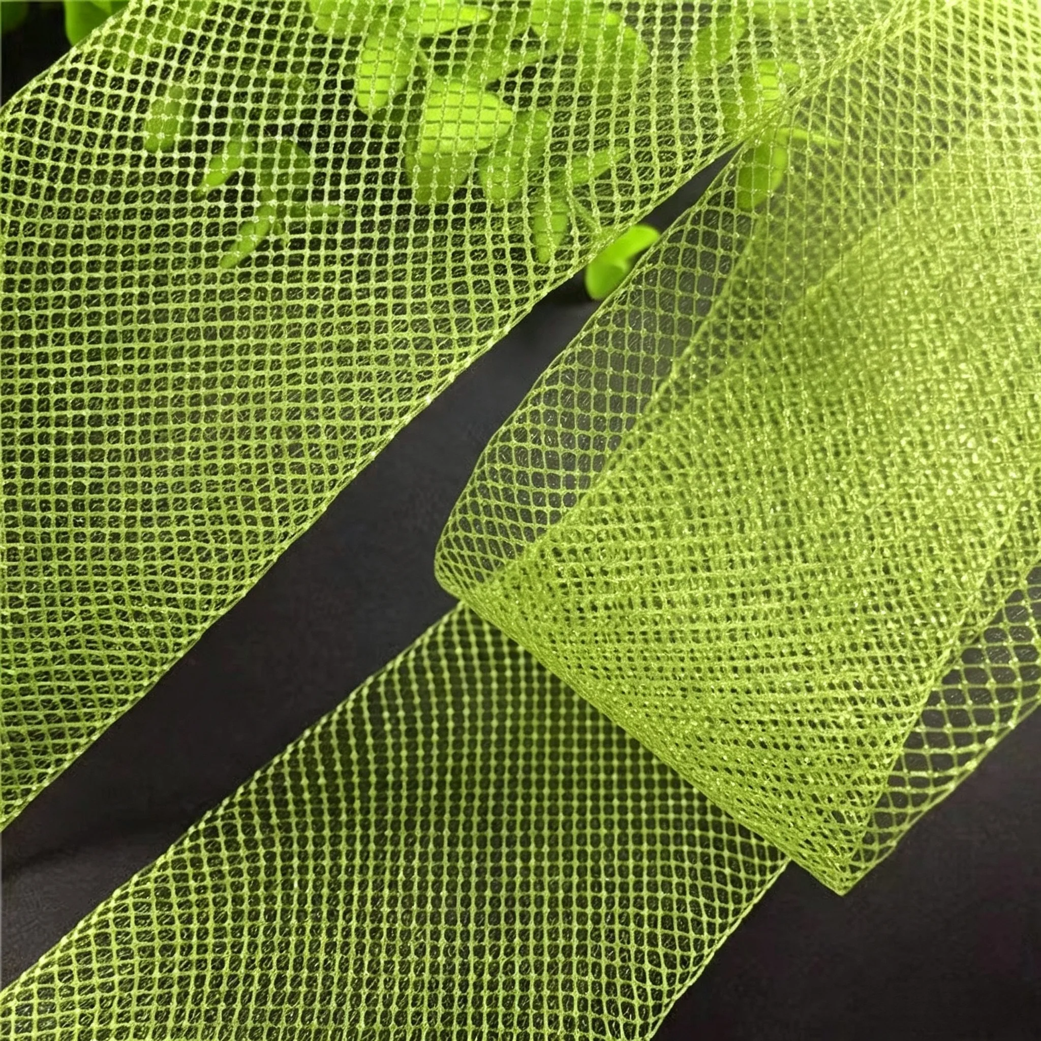 Hard Stiff Polyester Mesh Ribbon Flat Plain Crinolines Horsehair Fabric for Hats Skirt Making 3cm 4cm 5cm 6cm 10cm 12cm