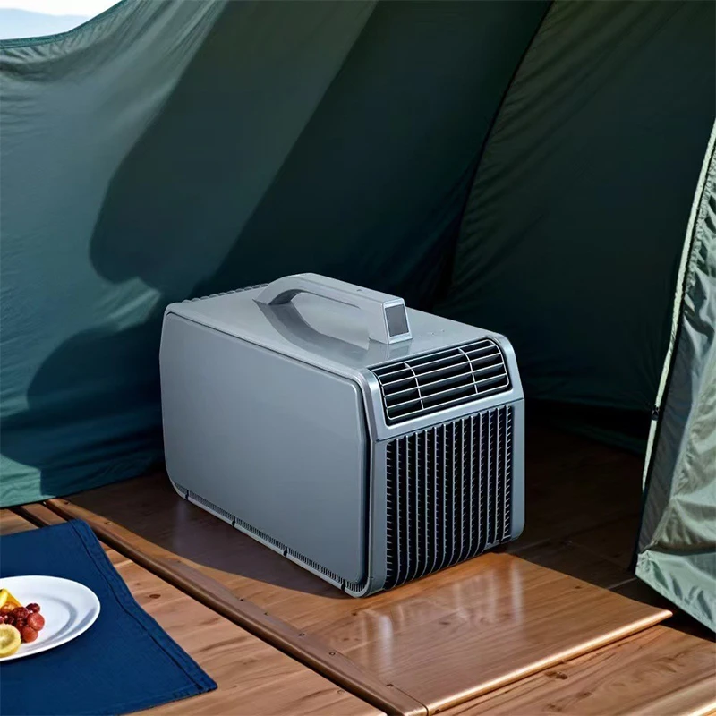Portable Air Conditioner AC/DC Dual Power Supply Dual-Purpose Cooling/Heating Camping Tent Air Conditioner Compressor Refrigerat