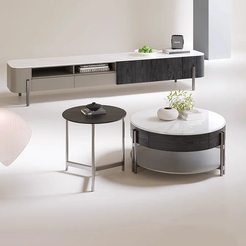 

Italian Top Quality Tv Stand Modern Luxury Cabinet Mounted Quality Modern Wood Living Room Center Table