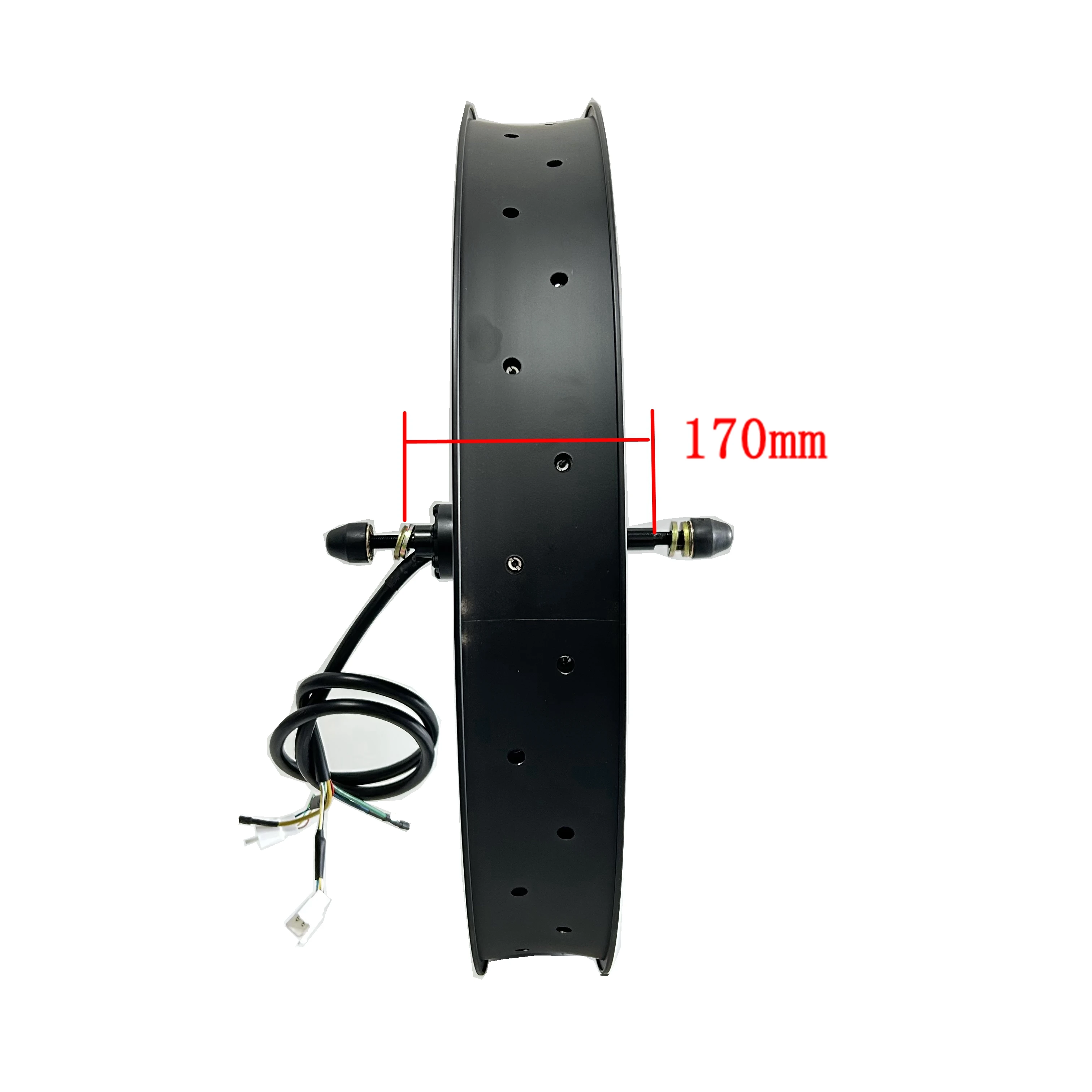 72V3000W 26x4.0 inch Electic Bicycle Conversion Kit Rear Drive Fat Bike Hub Motor Kit for TFT Color Display