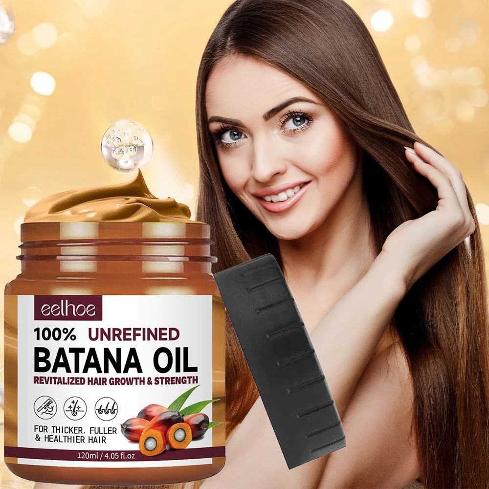 Batana Oil Natural Hair Care Cream Strengthen Scalp Boost Thicker Fuller Healthier Hair Nourishing Daily Hair Treatment Balm