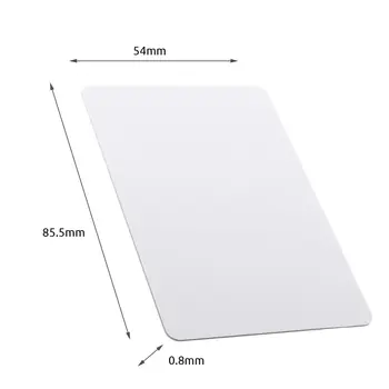 5YOA 5/10ks RFID Smart UID čip bílá karta IC 0 sektor vyměnitelný 13,56 MHz odznak NFC kopírování klon 1k S50 token čtení a zápis 10 nejlepší prodej NFC pokerové žetony - №6