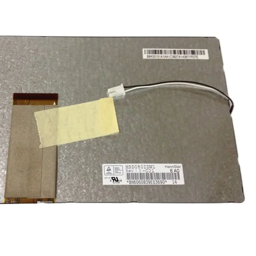 Pantalla LCD HSD080IDW1 de 8 pulgadas