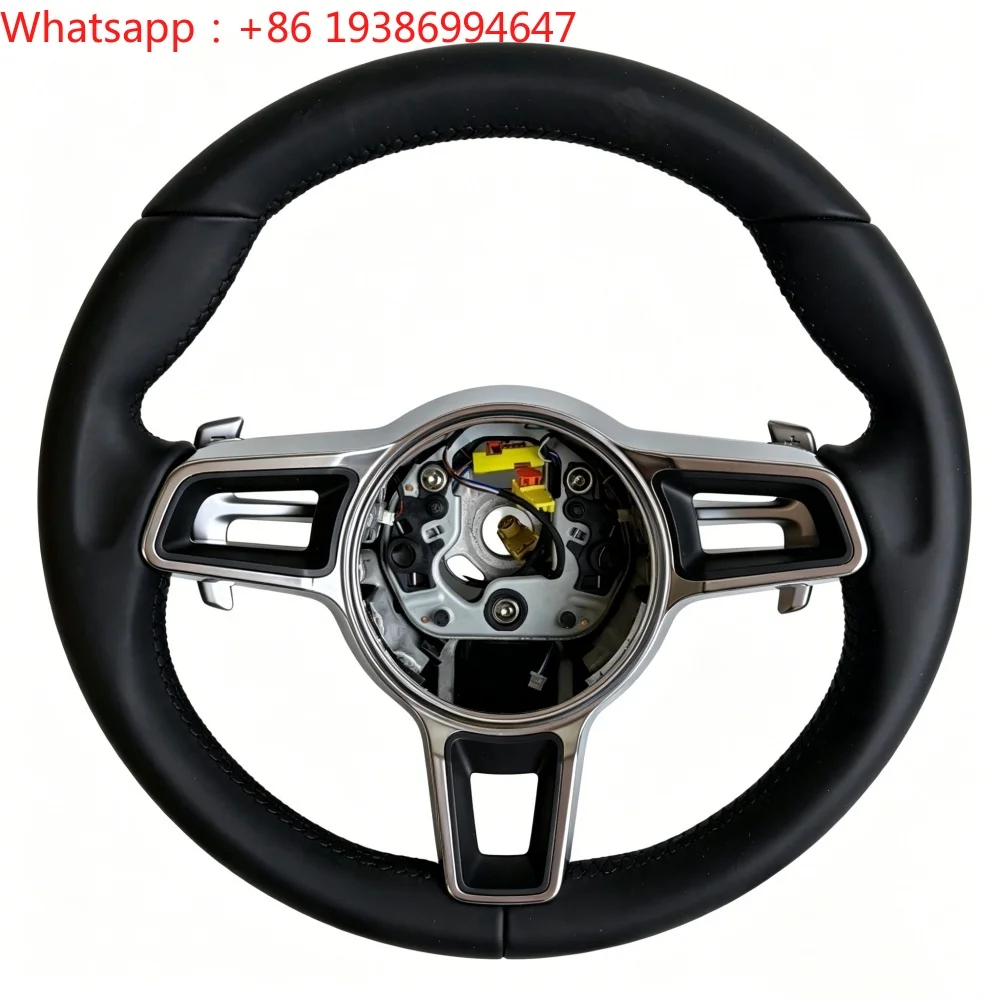 For Upgrade Leather Steering Wheel Without Buttons for Cayenne 957 911 991 991.1 991.2 992 993 996 997 997.2 GT3