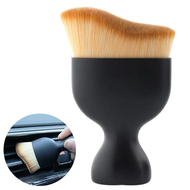 Car Interior Cleaning Tool Air Conditioner Air Outlet Cleaning Artifact Brush Car Brush Car Crevice Dust Removal Car Detailing