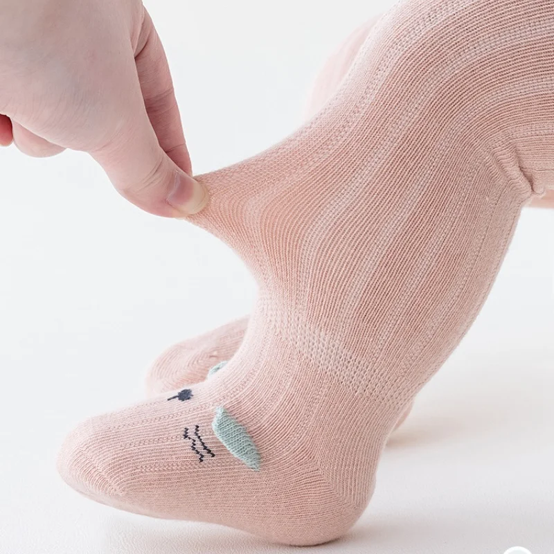 Newborn Baby Girls Boys Socks Casual Cute Soft Infant Toddler Children's Sock Cotton Spring Autumn New Born Knee Socks 0-3Years