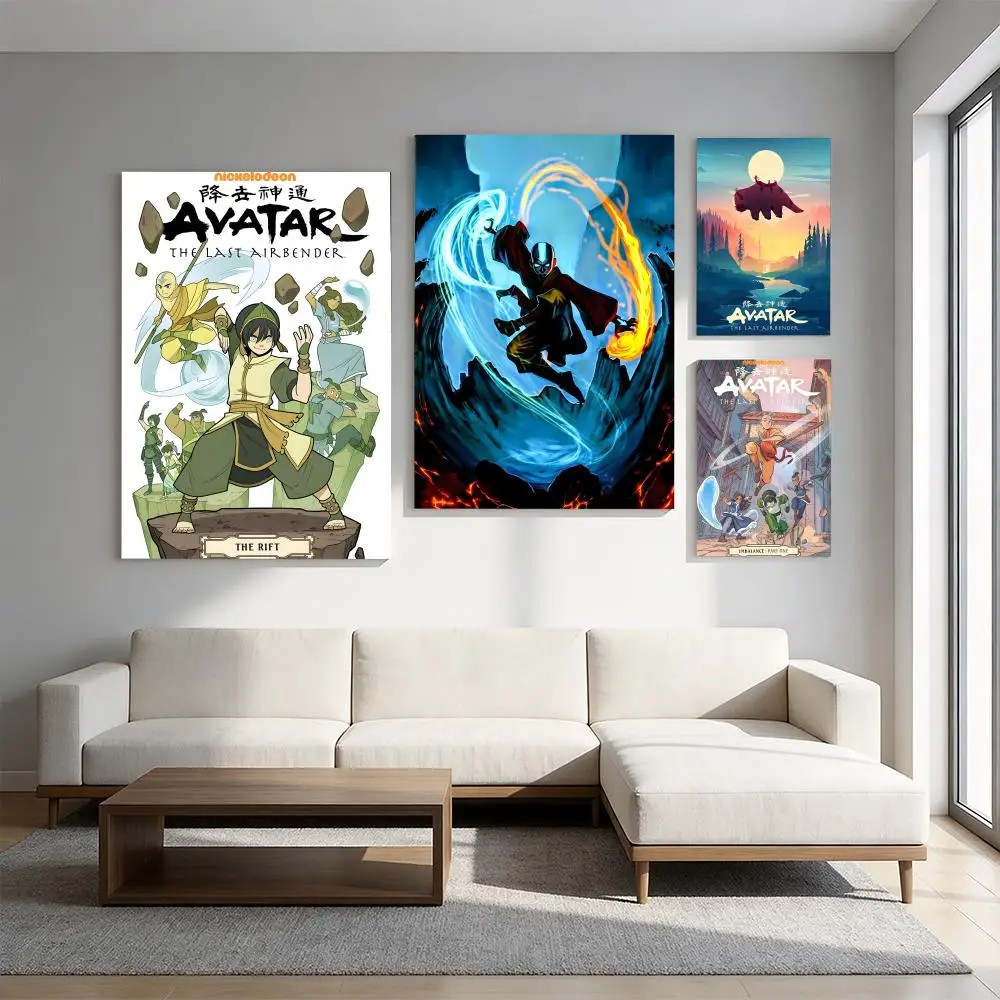 Avatar The Last Airbender Poster Premium HD Self-Adhesive Wall Decor – Peel & Stick, Residue-Free
