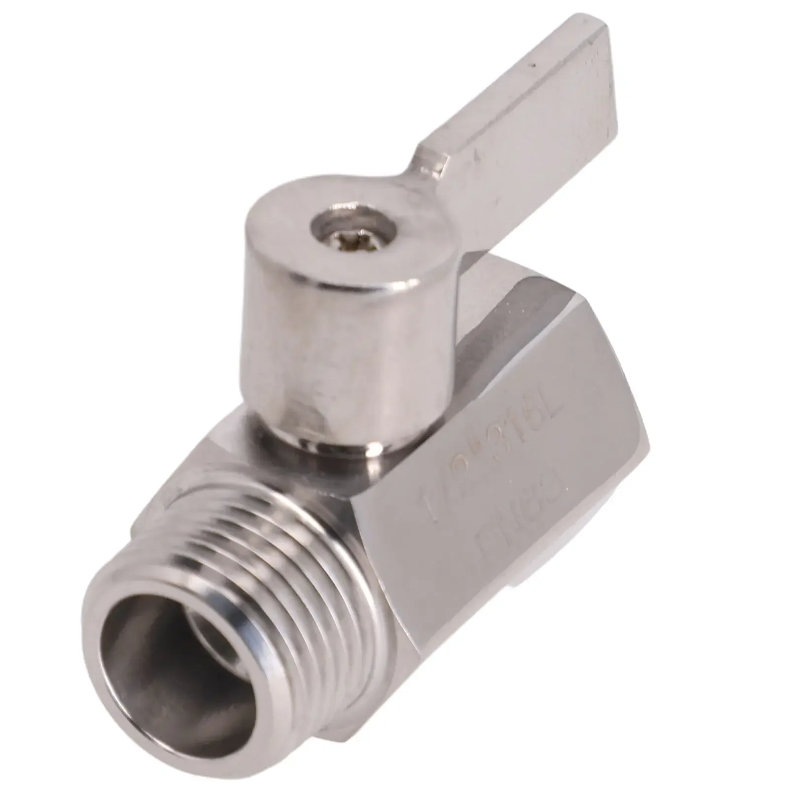 NPT Thread Stop Valve Fittings Function Leak Proof Long Handle Reliable Specification Switch Compatible Kitchens Water