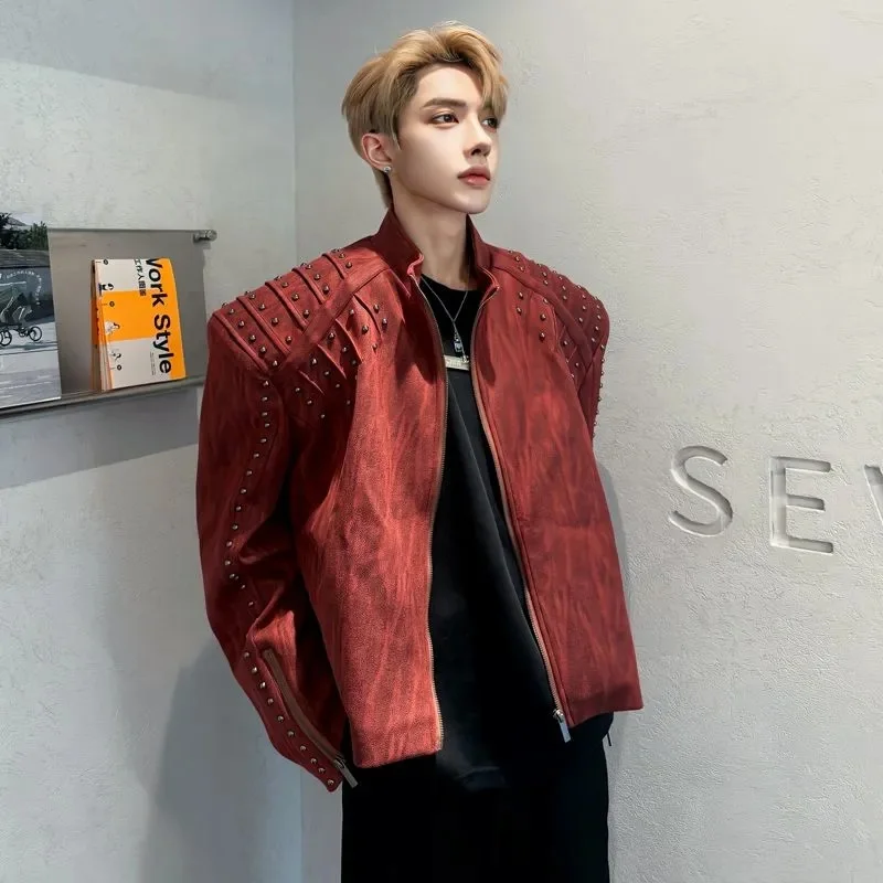 2026 New Jacket for Men With a Sense of Luxury and Design Cool and Stylish Men top Autumn and Winter Stand up Collar Coat Trend
