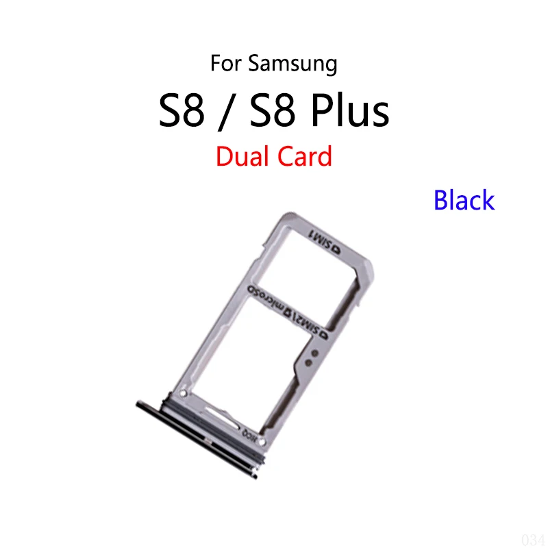Dual Card Tray For Samsung Galaxy S8 G950 G950F / S8 Plus G955