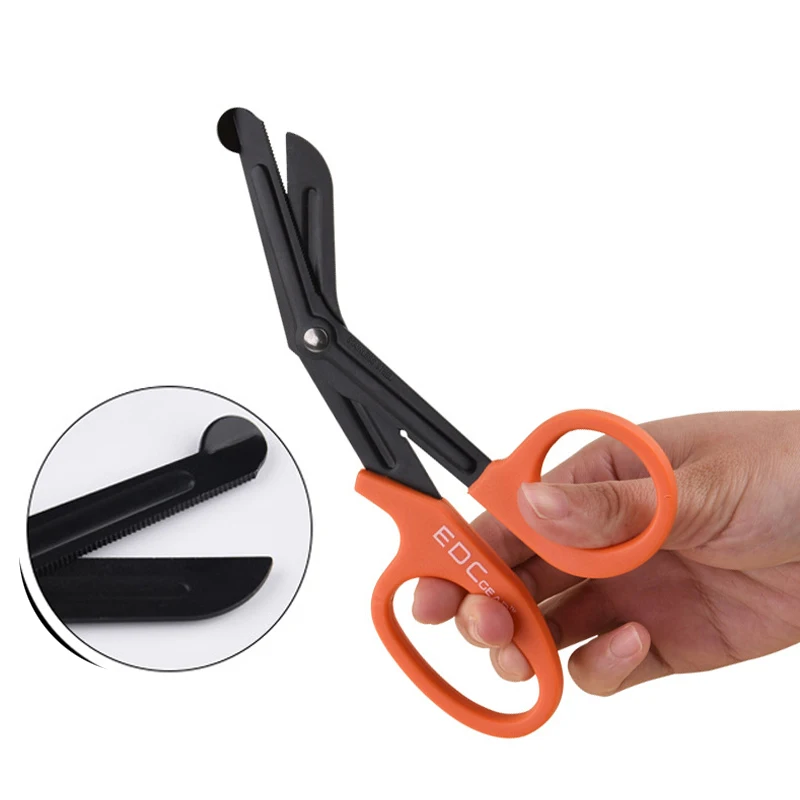 Emt Outdoor Edc Gear Tactical Rescue Schaar Trauma Gaas Ehbo Schaar Paramedicus Bandage Tijera Rescate