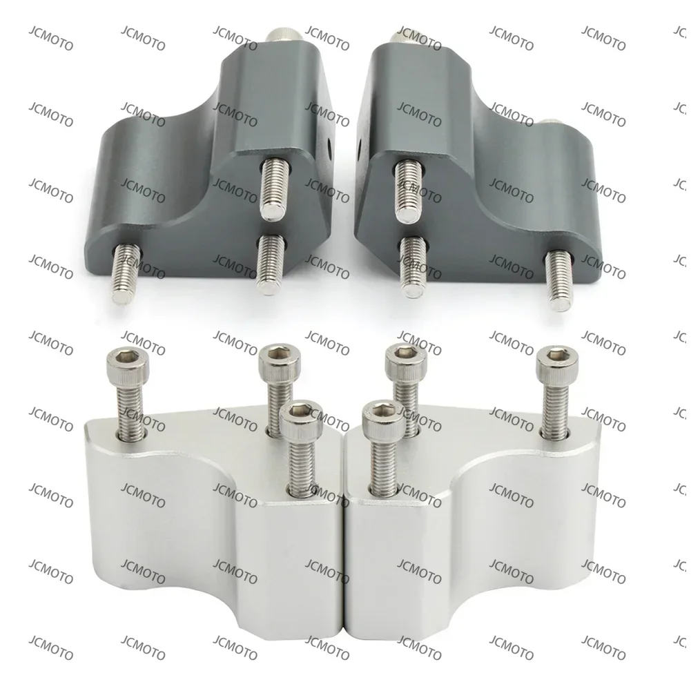 

Aluminum for Kawasaki Concours 1400 ABS 1400GTR 2008-2022 Titanium/Silver Motorbike Handlebar Riser Spacer Kit