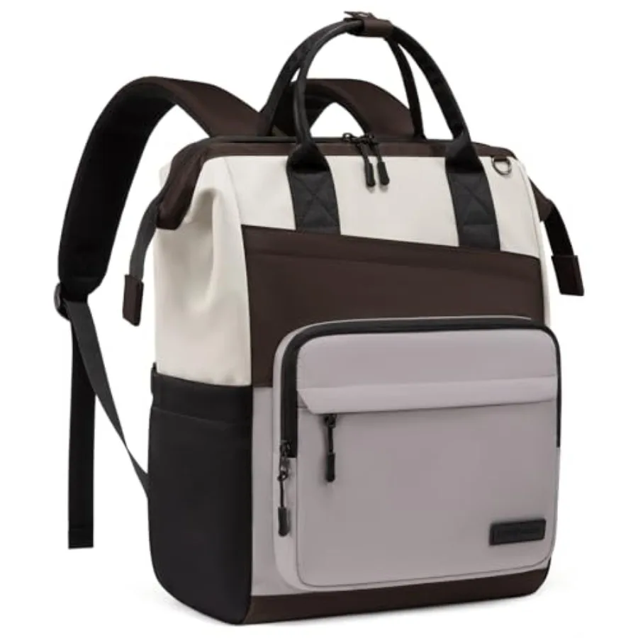 Laptop Backpack for Women Travel Backpack for Work College Business Water Resistant Teacher Nurse Bag with Large Capacity Schoo