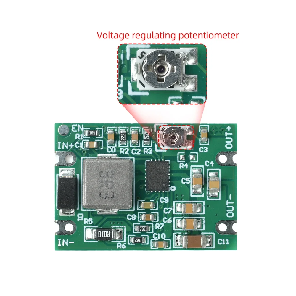 1-5 Stück Buck-Boost-Modul DC 3-20V auf 1,2-18V Spannungsregelung Stromversorgung für Solarpanels Lithiumbatterie mit Strombegrenzung – Detail 11