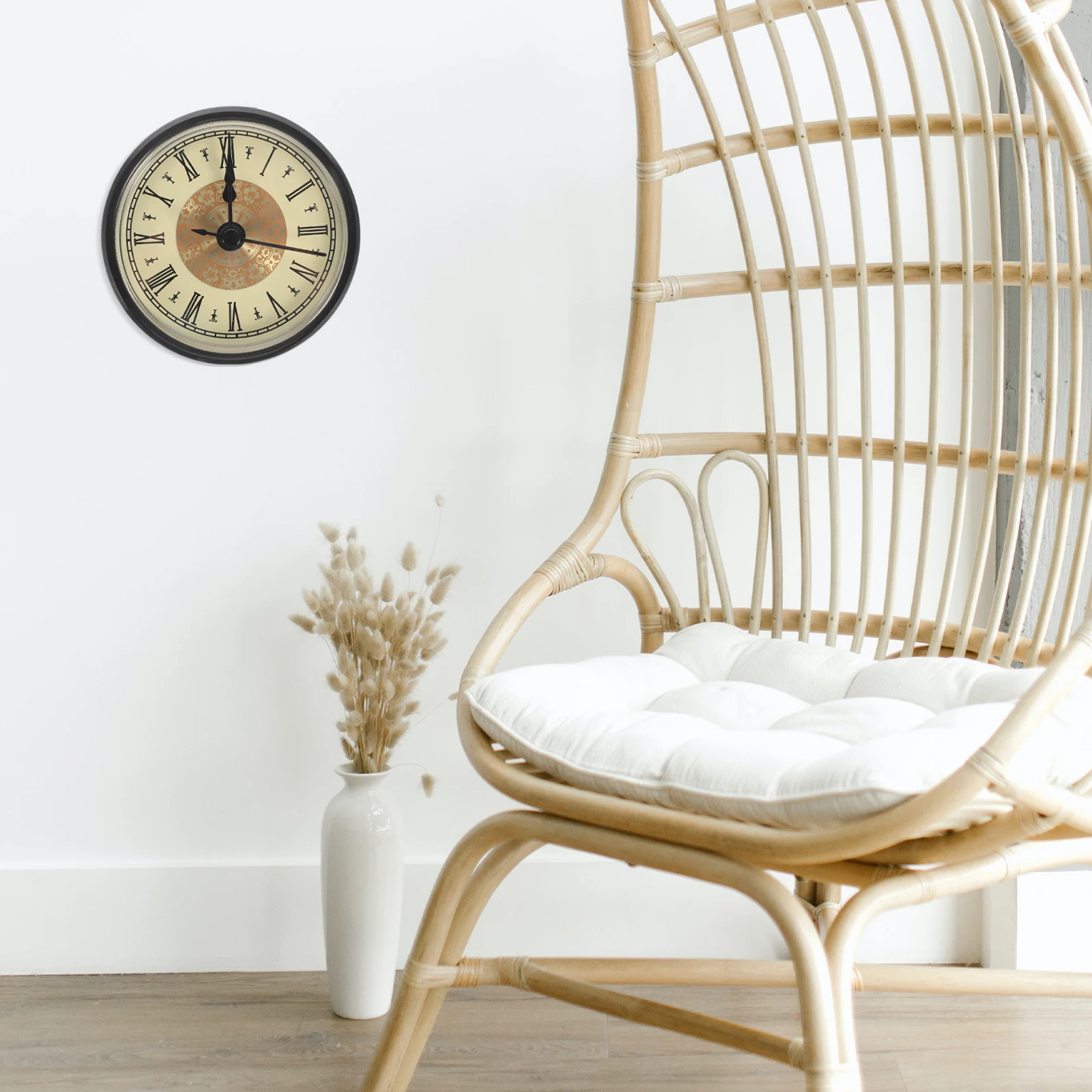 

Round Clock Head Simple Mechanism For Diy Crafts Vintage Silent Movement Replacement Wall Clock Decor