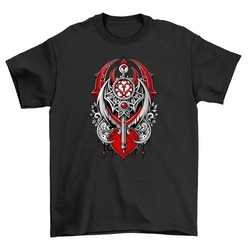 Gothic_75 Goth Symbol Symbol Funny T-shirt - Join the Dark Side in Style! Unisex