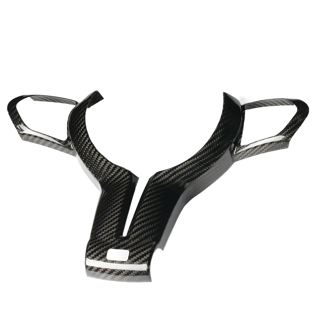 Carbon Fiber Steering Wheel Button Frame Cover Sticky Style Patch Fit For BMW M3 M4 F80 F82 F83
