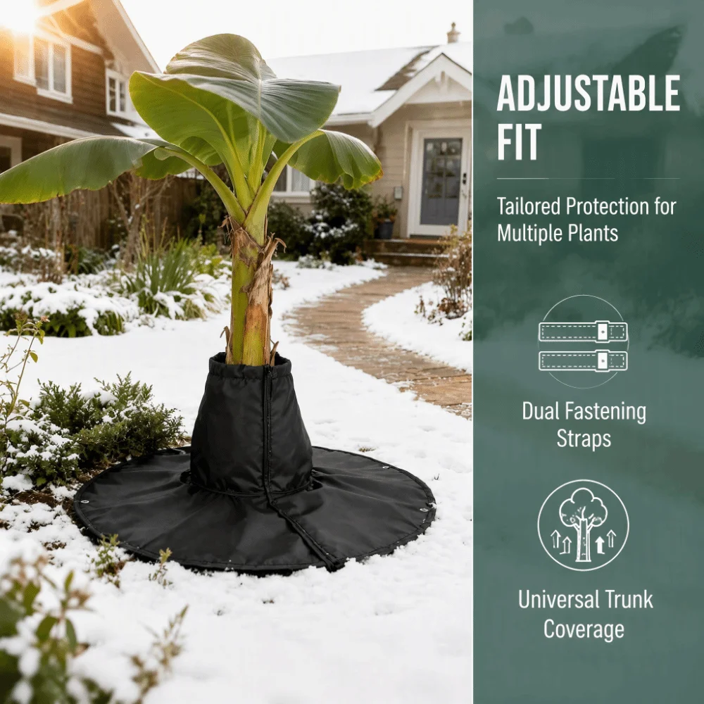3-Layer Tree Root Protector Ground Stakes High-Quality Tree Insulation Wrap Easy To Use Warm Protection Winter Freeze Cover