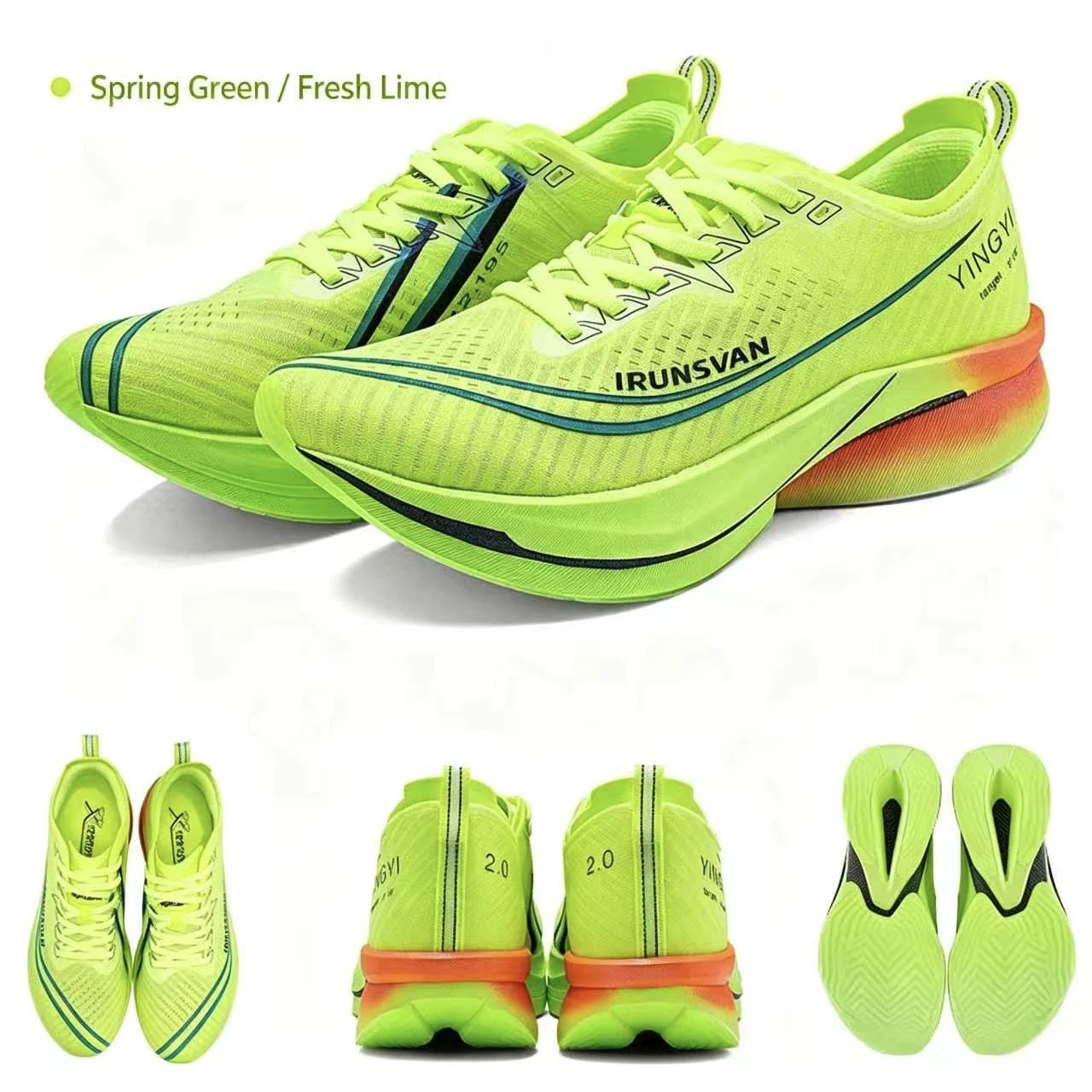 Men'S Shoes Yeezy - IRUNSVAN 2025, Carbon-Schuhe, Trail-Laufschuhe, Marathon, Luftpolster,
