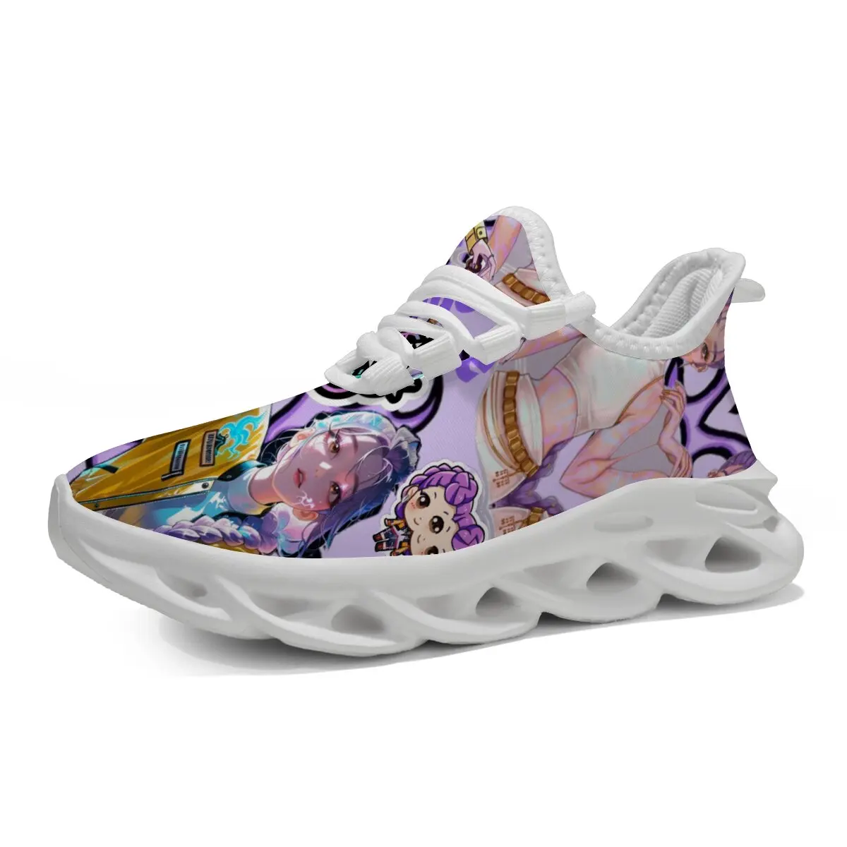 

Casual Parent-child Outdoor Shoes Anime Girl Printed Casual Athletic Sneakers Light Sports Color-matching and Versatile