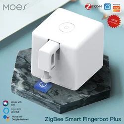 MOES Tuya Fingerbot Pulsante Pusher Nuovo robot da dito ZigBee App Smart Life interruttore automatico Controllo vocale Alexa Google Home