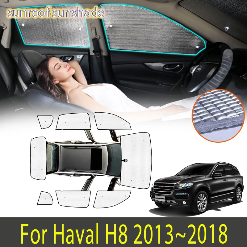 For Great Wall Haval H8 2013~2018 2015 2016 2017 Car Accessories Sun Shade Sunshade Windshield Side Window Privacy Shading Auto