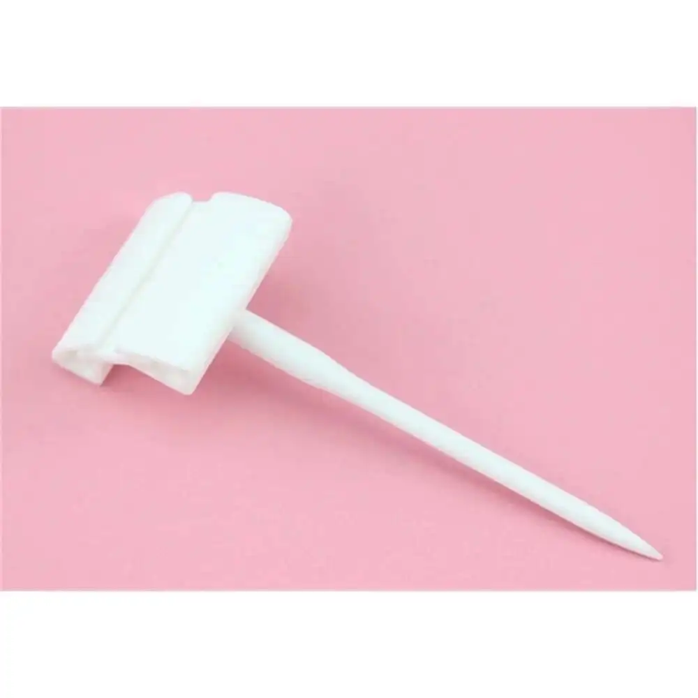 10pcs Pop Plastic Price Spike Tag Holder Spear Paper Sign Card Display Clips Sign Holder Stands Up Pin For Sea Food Ice Tray Top