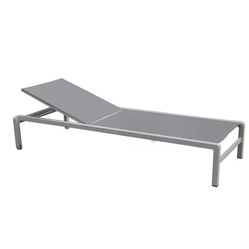 Patio Pool Chaise Lounge Day bed Chair Adjustable Swimming Aluminum Daybed Outdoor Beach Sun Lounger