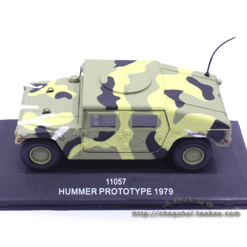 Diecast Sun Star 1:43 Scale Military Combat Vehicle Hummer Jeep Alloy Car Model Collectible Toy Gift Souvenir Display Ornament