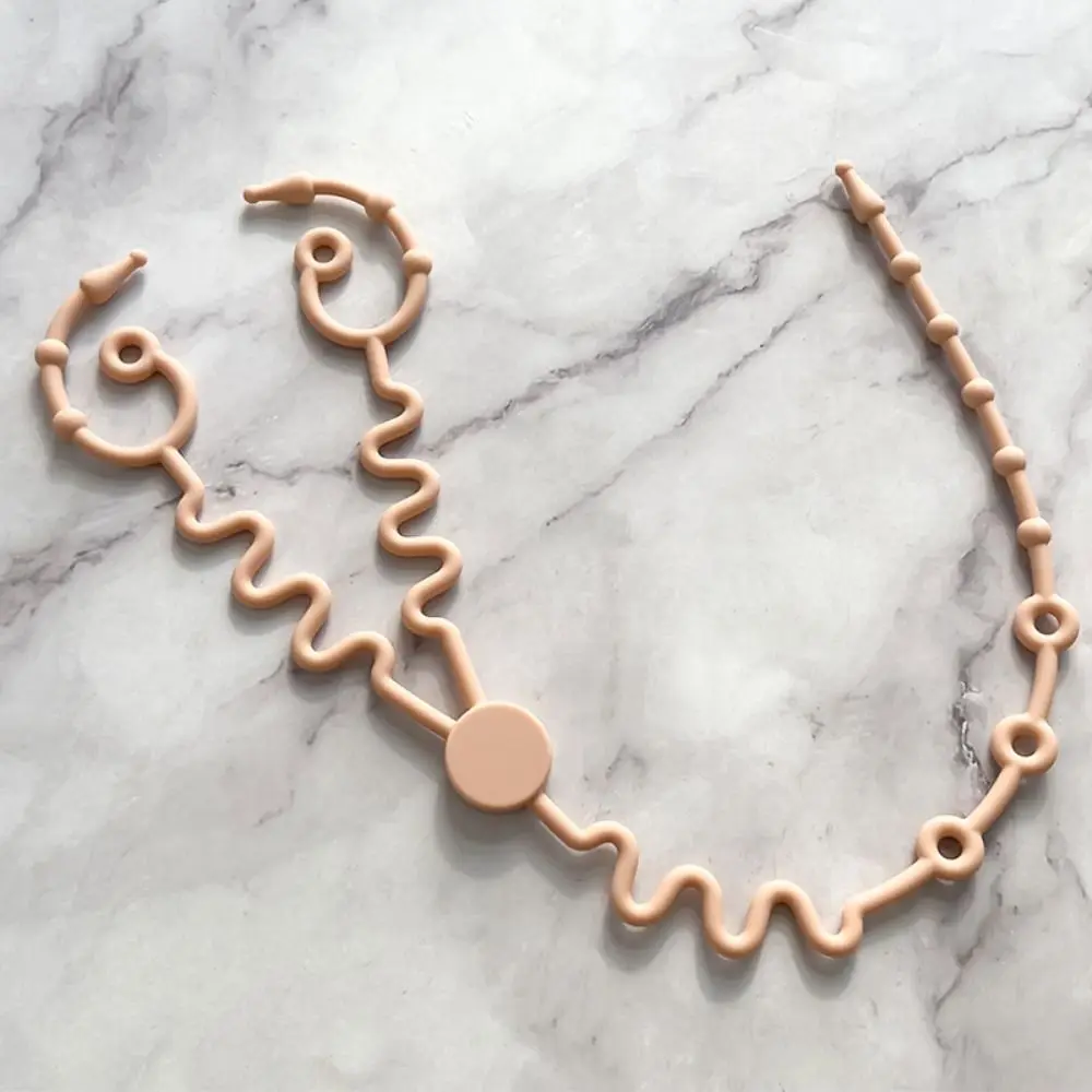 

Портативная силиконовая соска, цепочка с защитой от падения, регулируемая двойная головка, цепочка для детской соски, аксессуары для колясок, безопасность