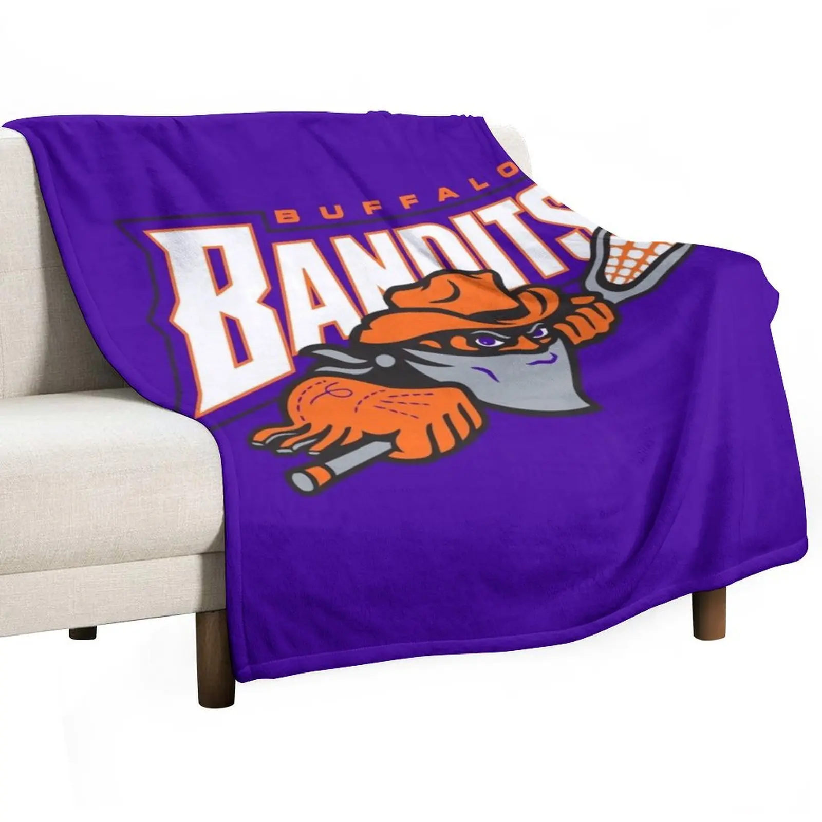 LC_The Buffalo Bandits Essential Throw Blanket Luxury Designer Hair Blankets