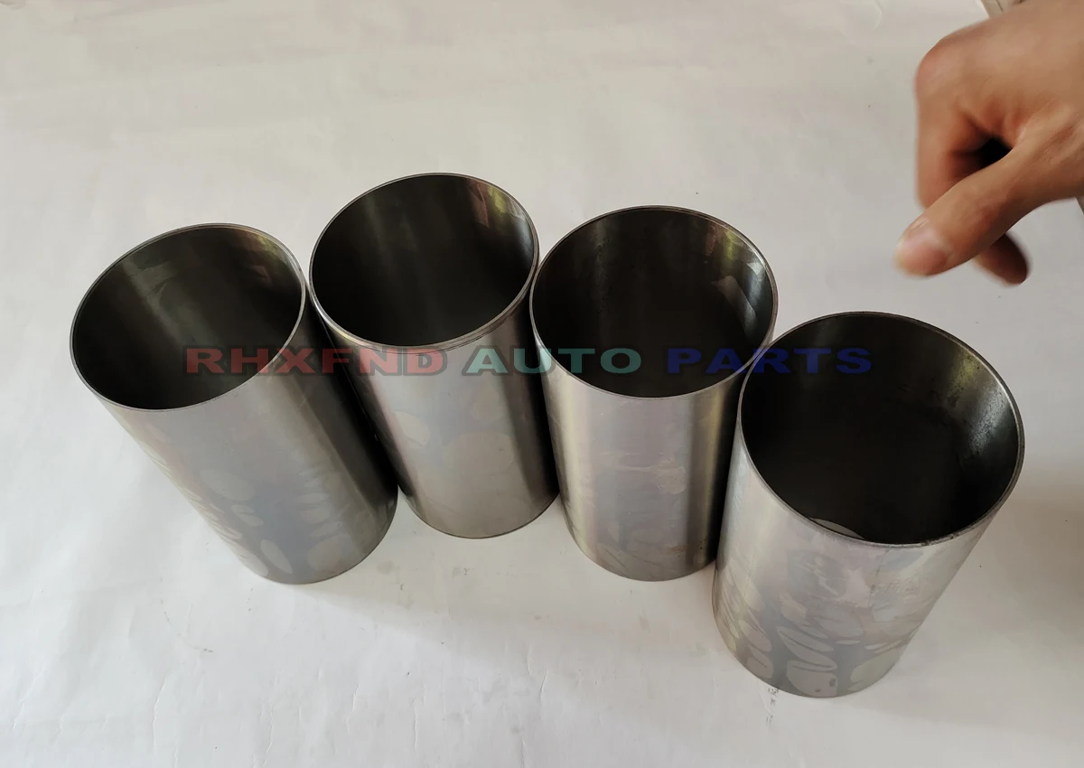 4pcs Auto spare part D4CB Cylinder Liner Sleeve for Hyundai H1 H200 Starex Porter 2497cc 2.5CRDI for kia Sorrento 16V 4 cylinder