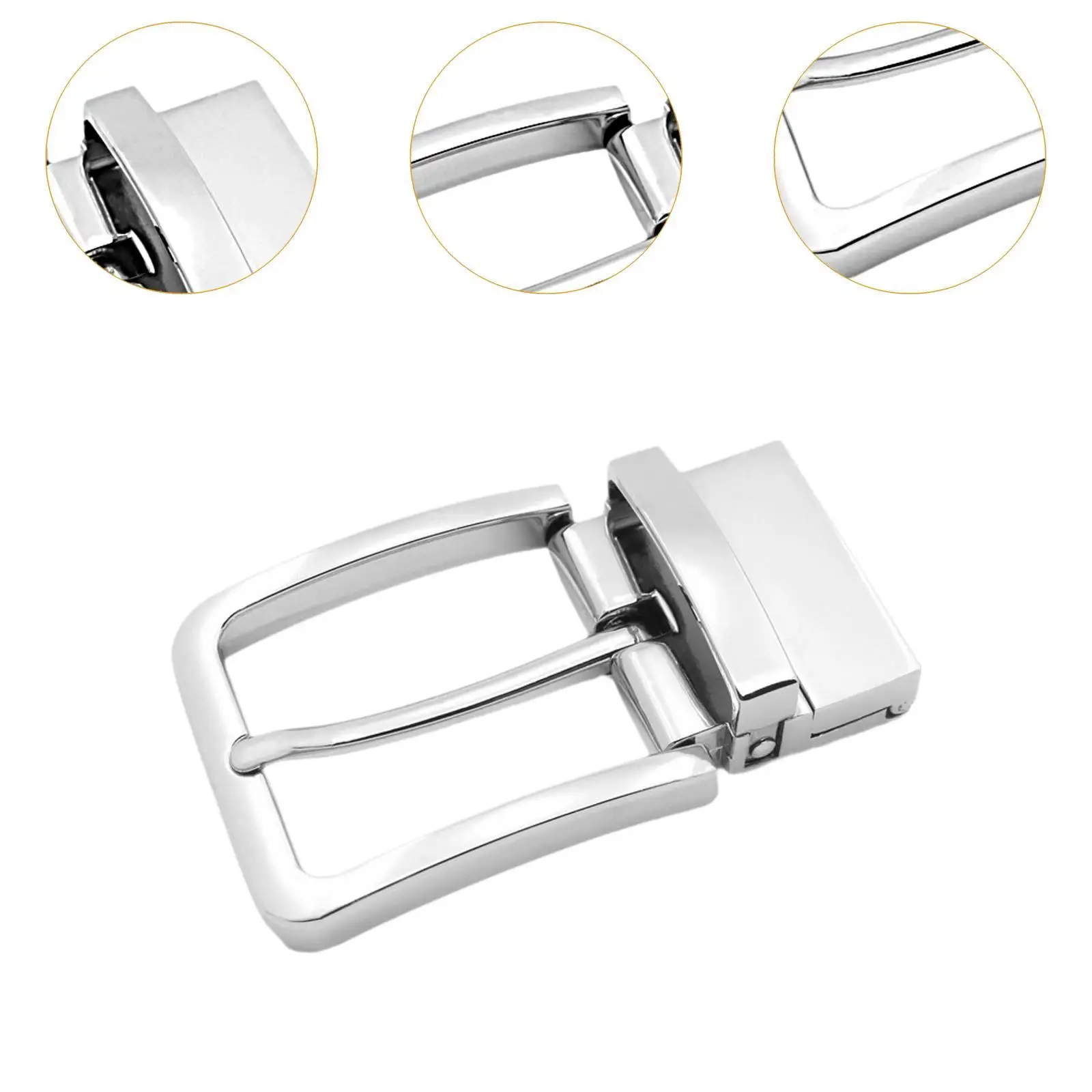 Gesper Sabuk Logam Gesper Sabuk Pin Fashion Bisnis Dekoratif Pria Wanita
