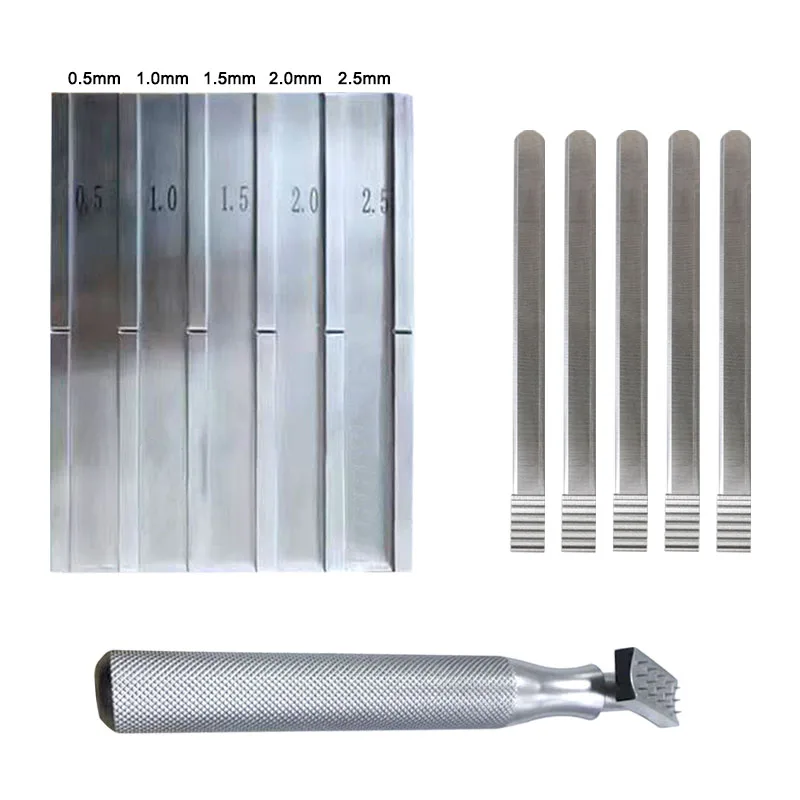 Cosmetic Plastic Cartilage Slicing Device Nose Carving Slice Plate Nose Surgical Instrument 1set/ 5pcs Blades