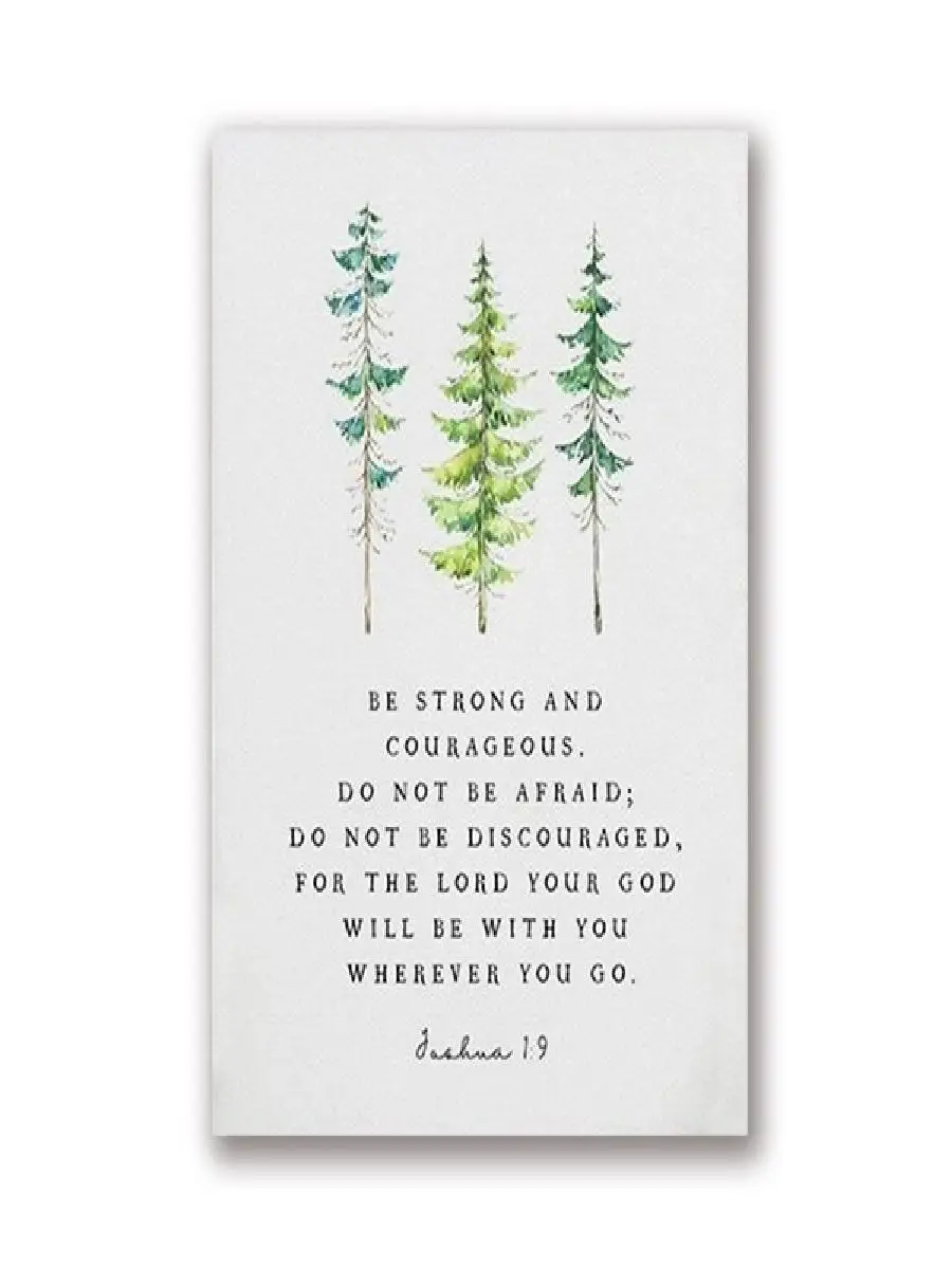Inspirational Bible Verse Canvas Wall Art  Baptism Gift Scripture Quote Nursery Decor Religious Poster Print