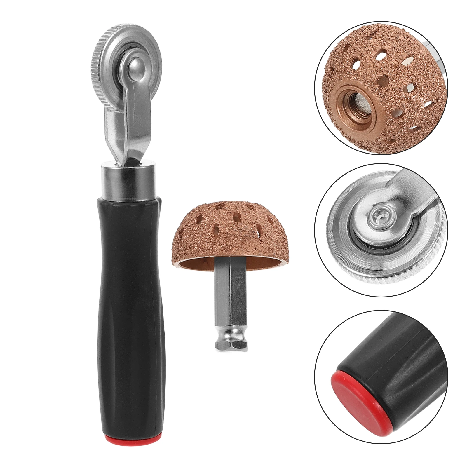

1Set Tire Repair Tool Kit Durable Tire Patch Roller Buffing Wheel for Car Motorcycle Bike Emergency Maintenance