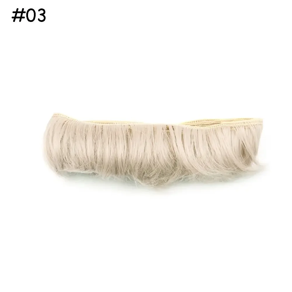 Pelucas cortas y rizadas para niños, peluquín de juguete con flecos, accesorios para muñecas, regalos, 5CM, 1/6, 1/4, 1/3