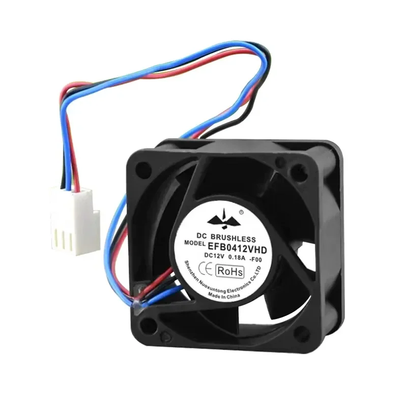 for Delta EFB0412VHD 4020 4CM 12V 0.18A Double Ball Bearing Fan for North and South Bridge Durable Cooling Fan