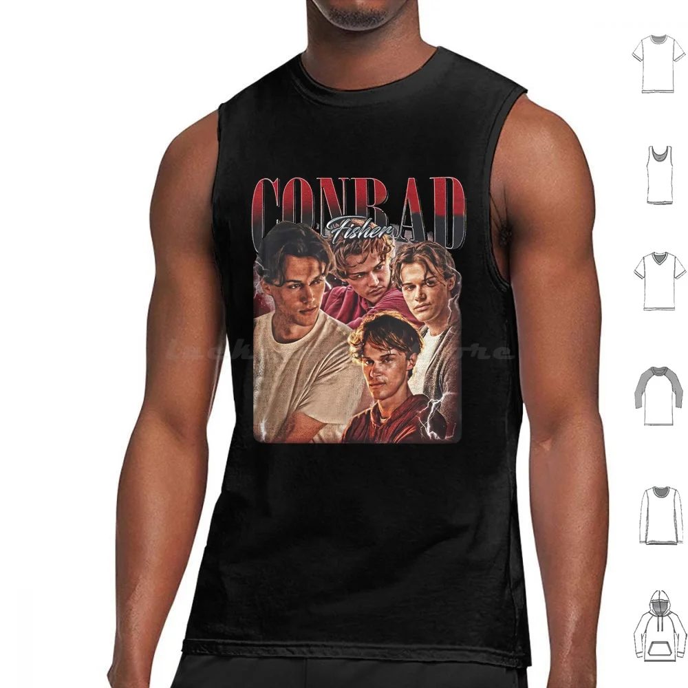 Conrad Fisher Vintage Tank Tops Print Cotton Conrad Fisher Jeremiah Fisher Team Fisher Team Conrad The Summer I Turned