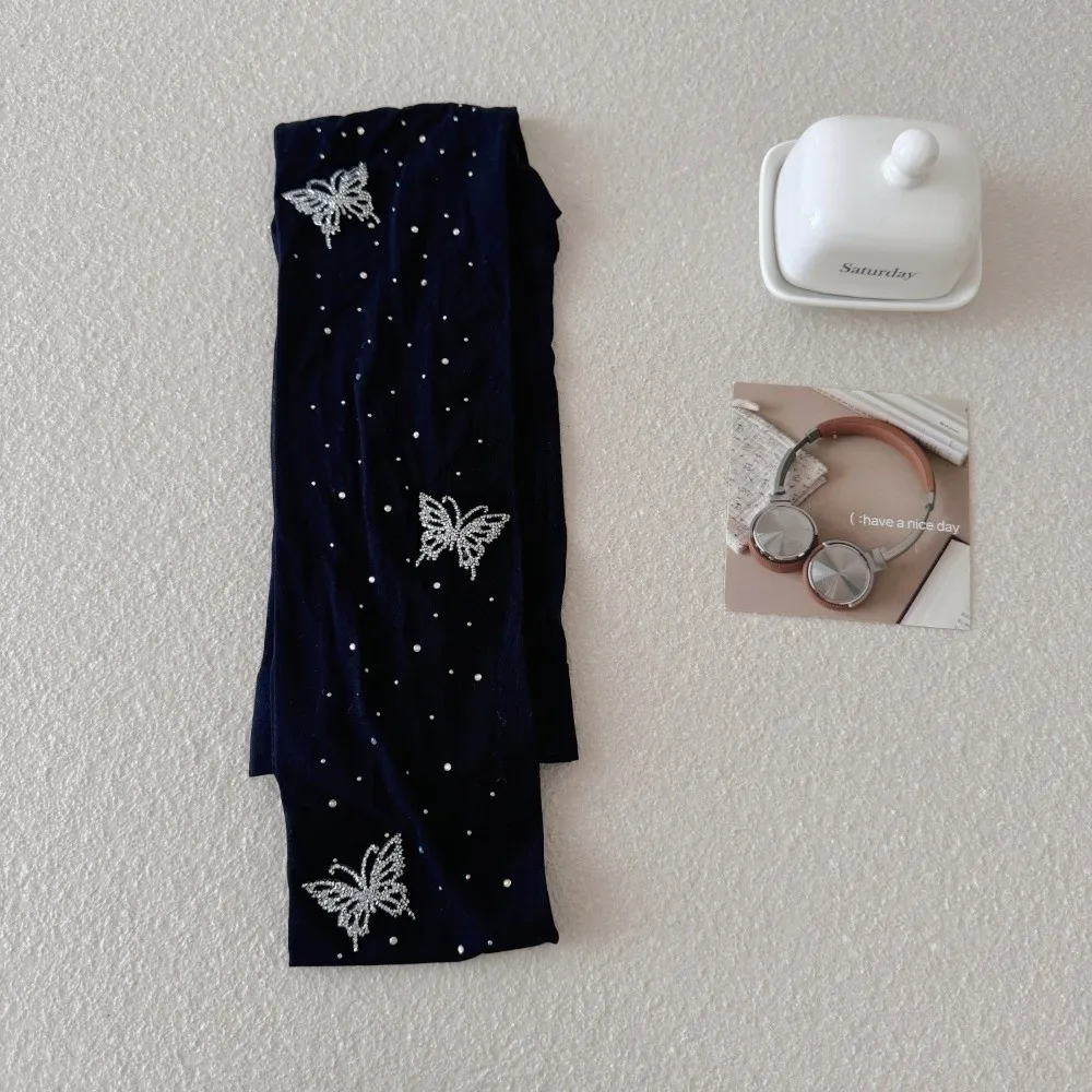 

Fashionable Rhinestone Pantyhose High-elastic Breathable Silk Stockings Comfortable Skinny Fit Bow Butterfly Stockings