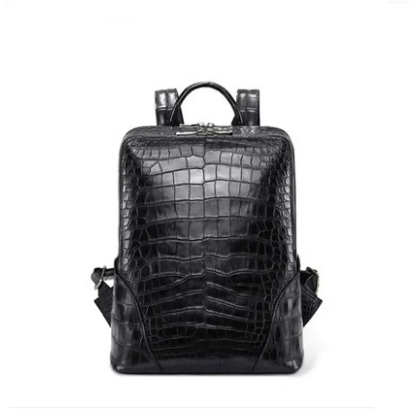 gete new New crocodile  backpack for men Tcrocodile backpack for men crocodile bag