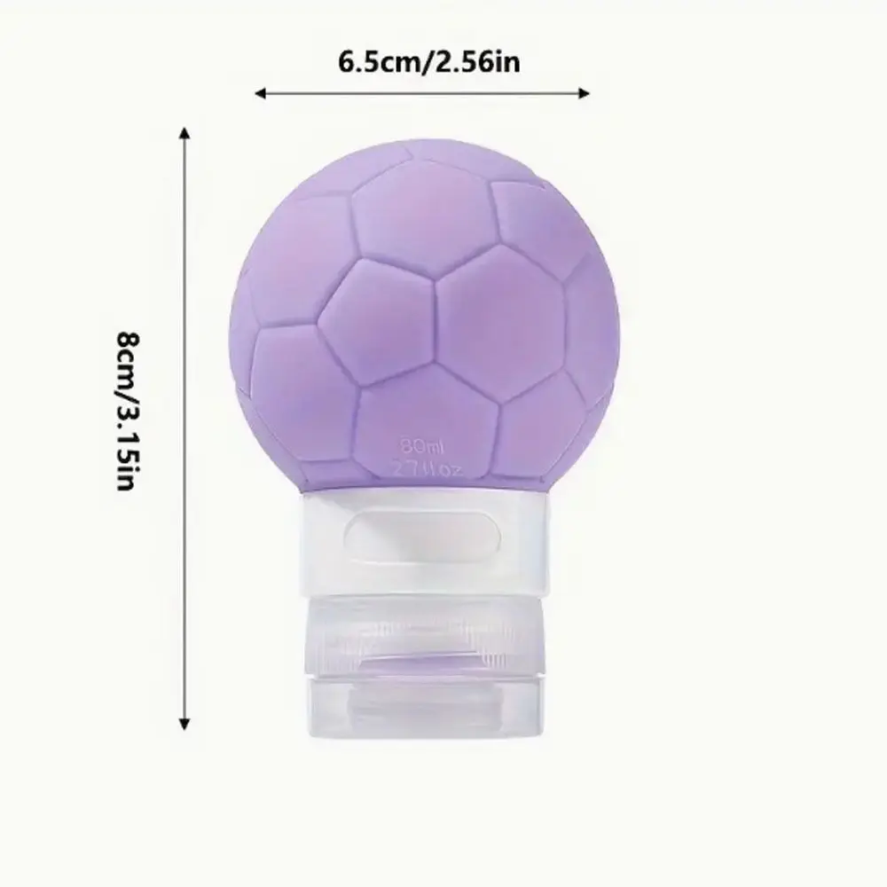 Soccer Ball Shaped Cosmetic Sample Organizer Leakproof Storage Travel Bottle Fragrance Refillable Bottle Vacuum Containers