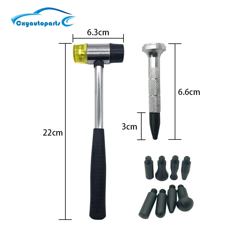 Car Dent Removal Repair Tool Auto Dent Body Puller Kit Garage Tool 18+ Suction Cup Lift Bridge Hammer Bodywork Take Out Car Buns